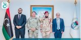 Al-Zoubi and Hamza discuss developing security and military cooperation with the AFRICOM deputy chief
