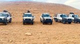 Border Guard patrols deployed in desert paths.