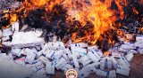 In the presence of the Public Prosecution: The Deterrence Force announces the destruction of (…)