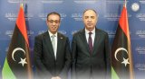 Al-Baour meets with Palestinian Ambassador.