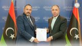 Al-Baour receives a copy of the credentials of the Ambassador of the Republic of Malta to Libya