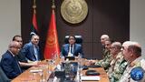 Al-Menfi Chairs Military Meeting.