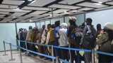 Nigerian Migrants Deported via Tripoli's Mitiga Airport.