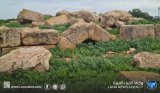 Researchers from the Benghazi Antiquities Inspectorate visit the settlement of Tansloukh.