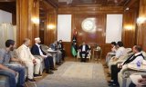 Dbaiba meets with a delegation from Sorman.