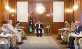 Dbaiba receives a British military delegation.