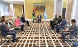 Al-Menfi meets Massad Boulos in New York