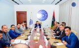 Meeting for the Libyan-Russian Forum headed by Al-Huwaij.