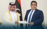 Al-Menfi receives a written message from the Emir of Qatar